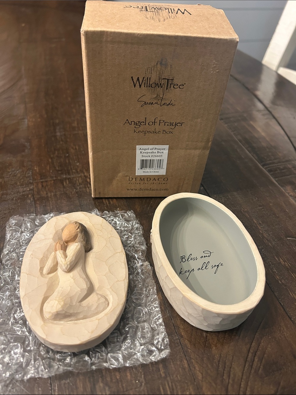 Willow Tree Angel of Prayer Keepsake Box #26605 Susan Lordi with Original Box